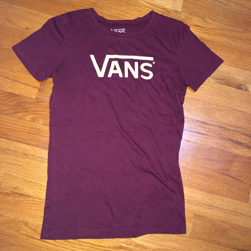 Vans Burgundy Basic T-Shirt